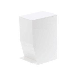 Step Trash Can White 1 piece