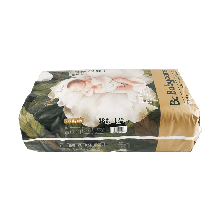 BC 베이비케어 아기 풀업 팬츠 학습용 팬티 카멜리아 소프트 쇼츠 아기 기저귀 L 사이즈 (20-31lb, 38개입) 6
