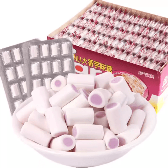 [중국 직배송] 신메이 타로맛 캔디 - 80~90년대 아이들의 추억 필수품 - 박스당 캔디 20개입 (228g)