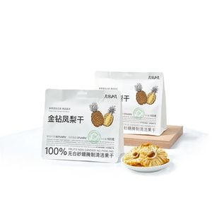 【中国直邮】 几分之几 金钻凤梨干 100g 自然树熟凤梨果干