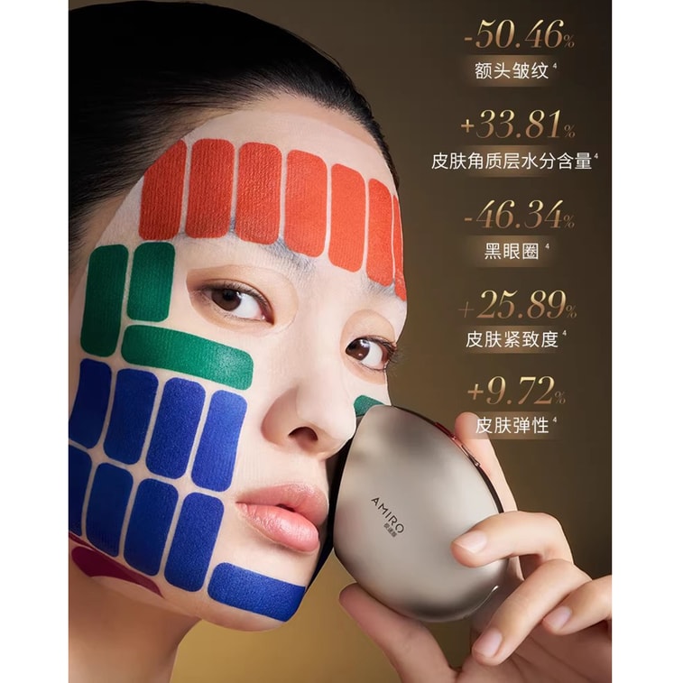 [출시 기념 특별 혜택] [젤 2병 및 마스크 2박스 무료 증정] 가정용 뷰티 디바이스 아미로 S2 콜라겐 캐논 2세대: V라인 리프팅, 탄력 강화, 주름 개선 (1대) 3