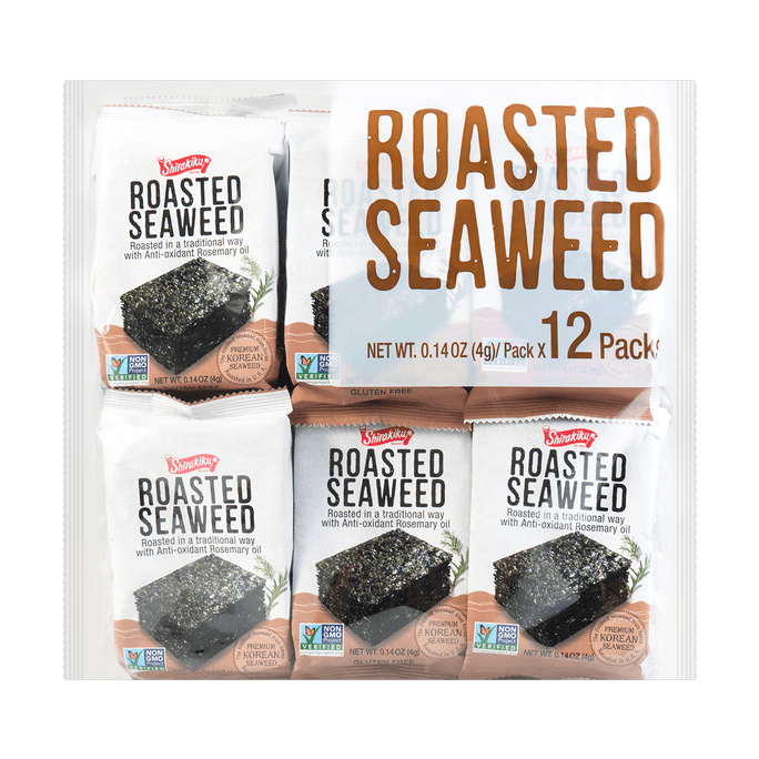 Roasted Seaweed - 12 Packs* 0.14oz