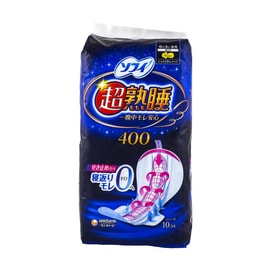 SOFY Overnight Period Pads With Wings, 40cm, 10pcs