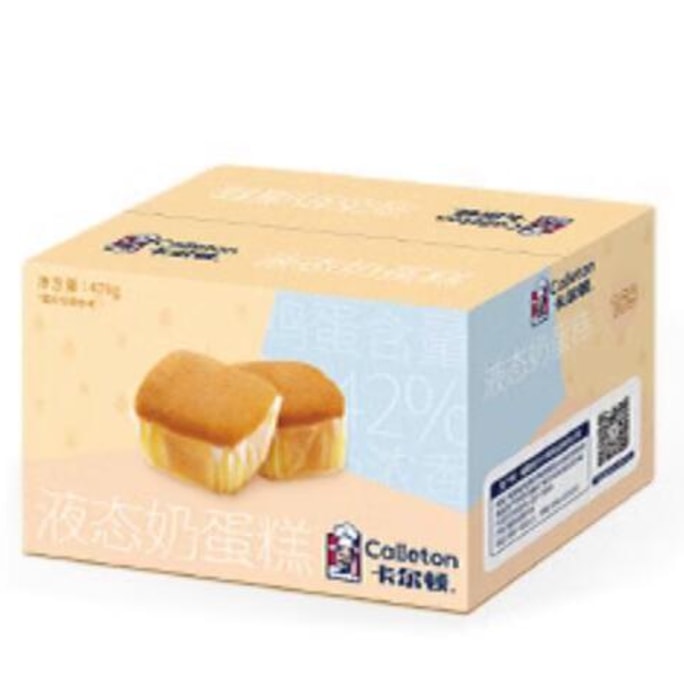 【中國直郵】卡爾頓 液態奶蛋糕麵包 470g/箱