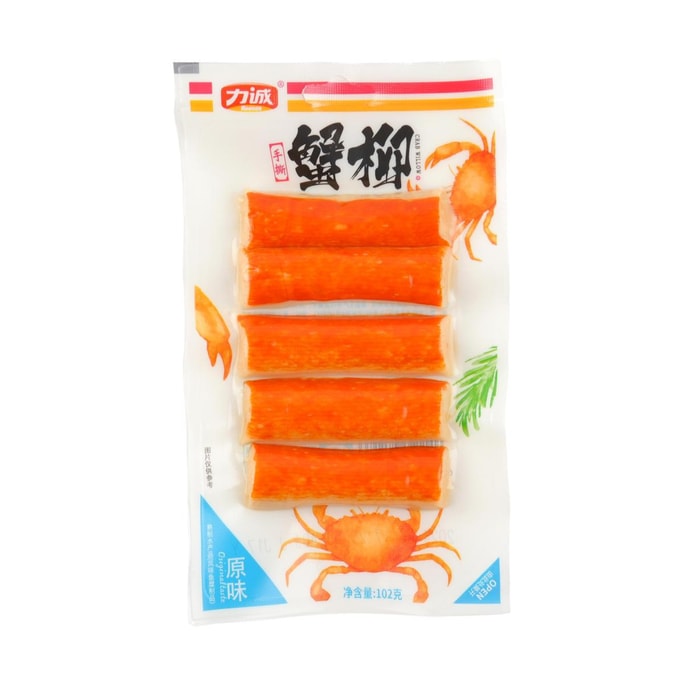 力誠 手撕蟹柳 原味 102g