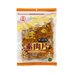 [台湾直邮] 富贵香 黑胡椒素肉片(纯素) 300g
