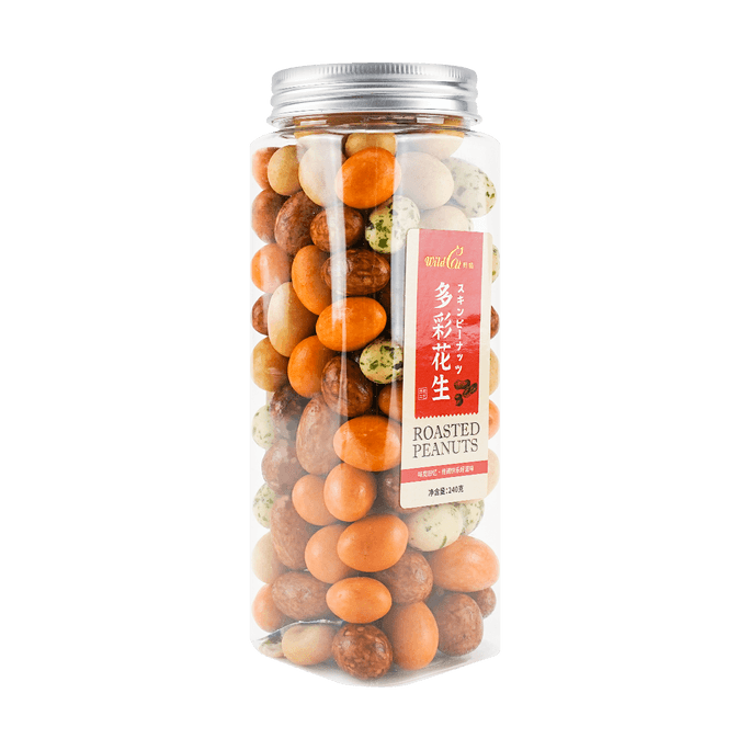 Japanese Style Roasted Peanuts, Color Variation, 8.11 oz