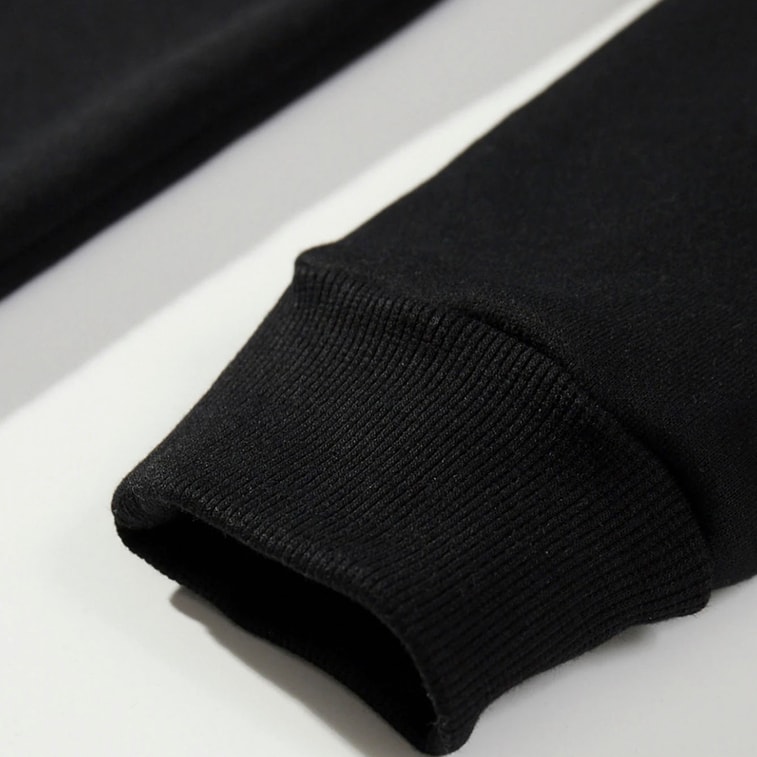 1 Piece of new college style with loose design and solid color Day Gift Men Women Deadpool's Splatter Icon Graphic Pullover Hoodie Black  S 4