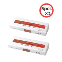 【日本北海道直邮】六花亭白巧克力奶油提子朗姆酒夹心饼干 5枚入*2盒装