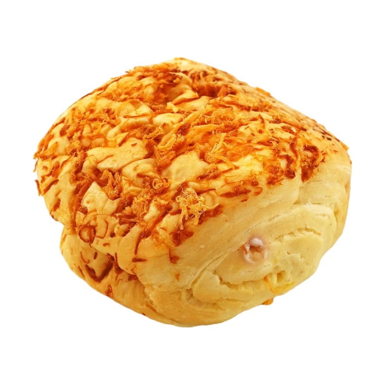 Molten Lava Taro Chicken Meat Floss Cream Bread 13.76 oz 12