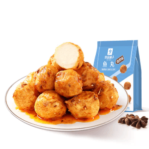 【中國直郵】良品舖子魚丸100g/袋 燒烤味魚蛋蛋零食網紅小吃休閒食品