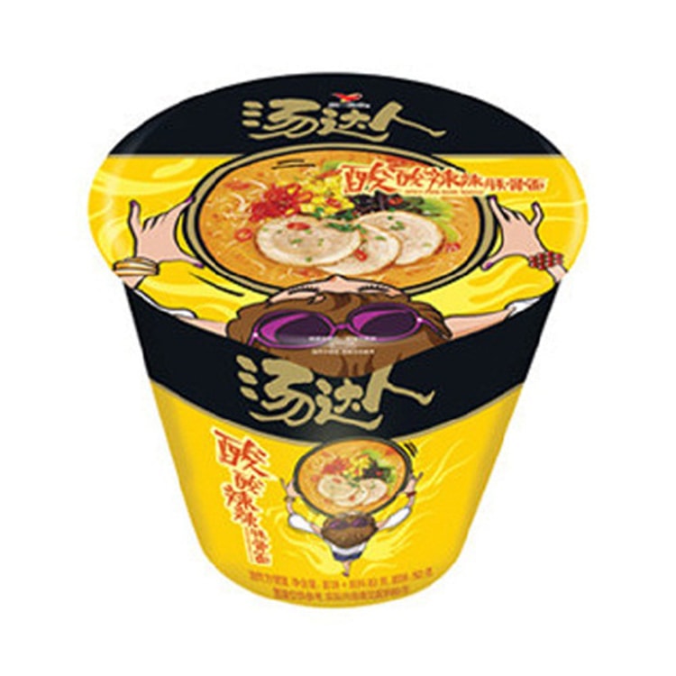 Amazon.co.jp: 统一 汤达人 インスタントラーメン 酸酸辣辣面 杯