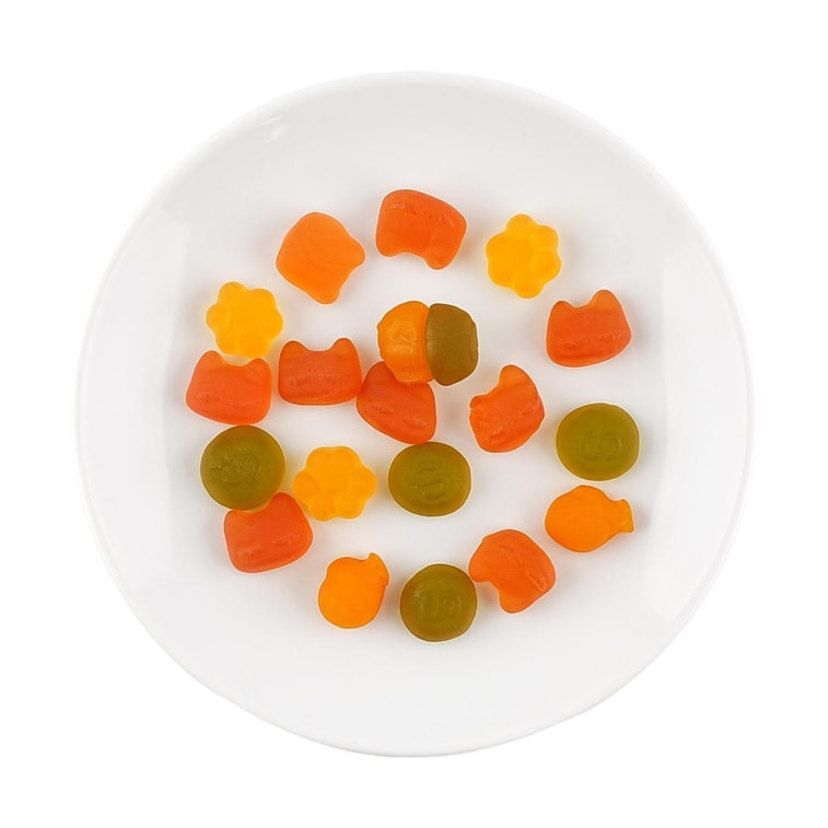 Rainbow Colored Soft  Jelly  Gummies Yogurt Flavor,Animal Shape Candy,1.76 oz 4