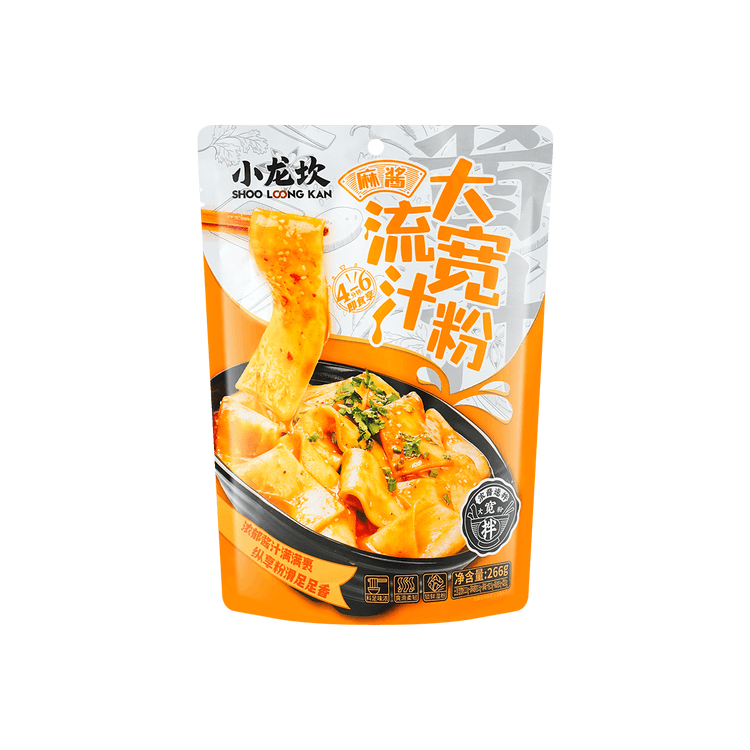 小龙坎流汁大宽粉麻酱味湿粉土豆粉266g【汁稠味浓鲜香麻辣】 - 亚米