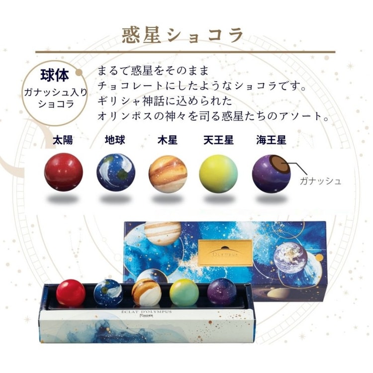日本直送】松風屋 天文惑星チョコレート バレンタインデー限定