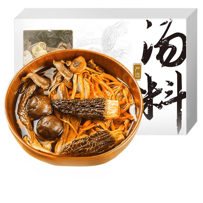 Packed With Mushroom Soup, Morels, Matsutake And Tea Tree Mushrooms, 60g*1 Box