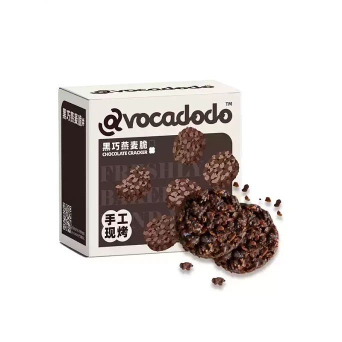 [중국 직배송] [설날 필수품] 아보카도도 다크 초콜릿 오트 크리스프 200g*1박스