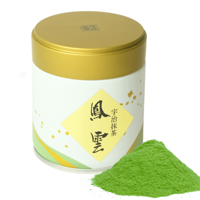 【日本直邮】矢野制茶场 罐装宇治抹茶粉 40g 鳳雲
