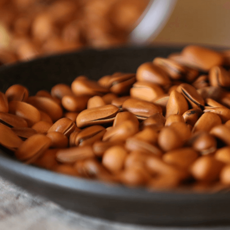 코알라 & 스쿼럴 2025년산 헤이룽장성 껍질째 수확한 굵은 입자 잣 220g*1캔 4