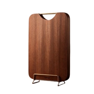 Ebony Solid Wood Household Cutting Board, Kitchen Chopping Board, Solid Wood Board—Antibacterial And Mildew-Resistant Upgraded Version: Imported Antibacterial Ebony, 30 X 20 X 2.5 Cm, 1 piece