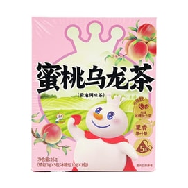 蜜雪冰城 蜜桃乌龙茶包  5包入 25g【冷热双泡】【独立冰糖包 甜度随心配】
