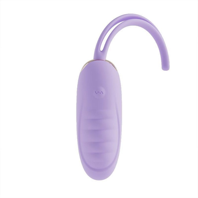 Second-sense vibrating egg purple into the body mini strong shock female small program remote training masturbation