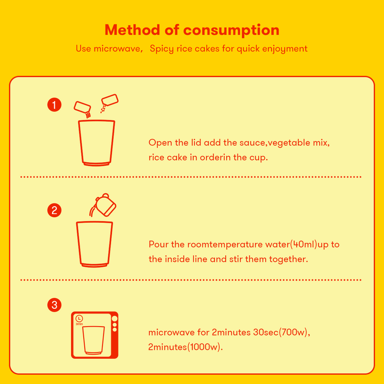 Original Snack Shop Cup Tteok-bokki - Spicy Rice Cakes with Soup, 4.83oz 12