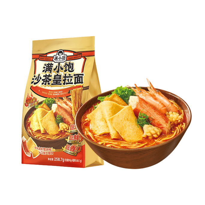 Satcha Emperor Ramen Xiamen Satcha Sauce Cantonese instant noodles 258.7g