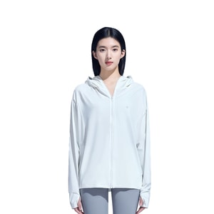 Summer Sun Protection Clothing Outdoor Sports Sun Protection UPF50+ Sun Protection Jacket White XL