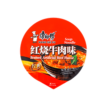 康师傅 方便面 红烧牛肉味 桶装 110g
