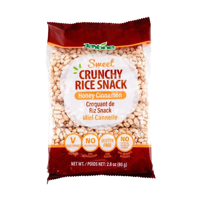 Crunchy Rice Snack Honey Cinnamon 80g