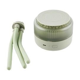 Stroller Fan Mini Handheld Portable Octopus Fan Mini Fan Green