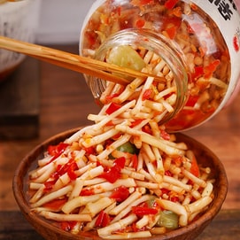 古蜀味道 剁椒折耳根 480g【酸辣脆爽 下饭解腻】【四川鱼腥草泡菜】