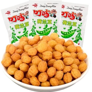 [Nostalgic Childhood Snacks] Dingdang Snow Peas 18g*4 bags Nuts Roasted Beans Ready-to-eat 80s and 90s Convenience Store