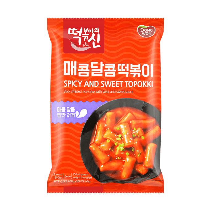 韩国DONGWON东远 即食炒年糕 甜辣味 240g