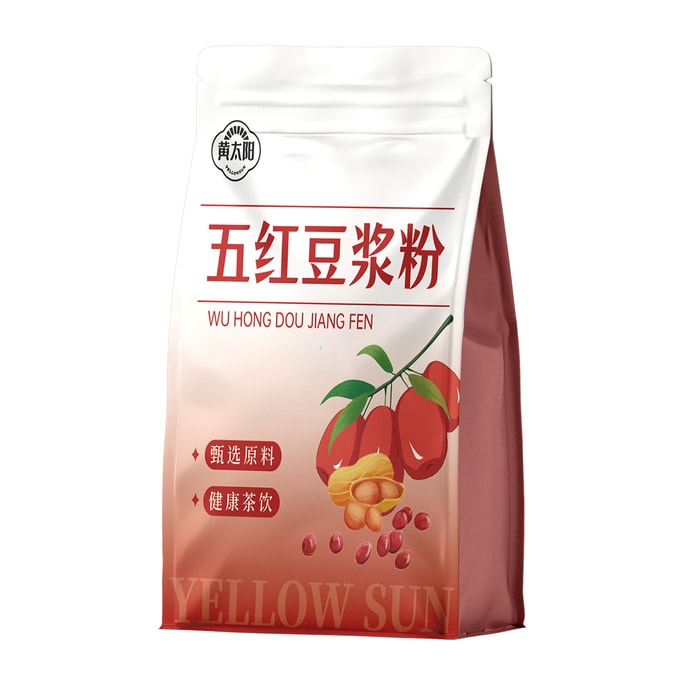 Yellow Sun Five Red Soybean Milk Powder (Quality): 14 Pieces * 20g