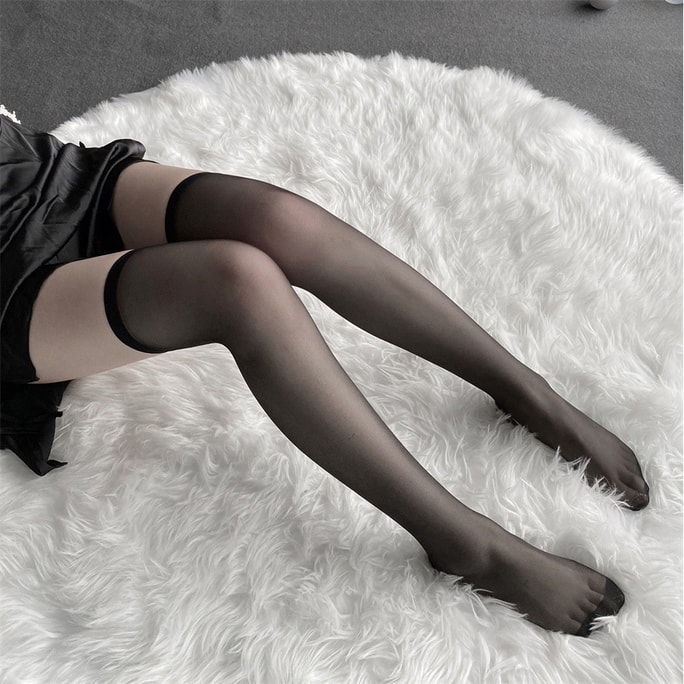 Sexy stockings long high tube one-piece stockings one size black one