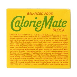 日本OTSUKA大冢制药 Calorie Mate 营养均衡能量饼干 水果味 80g【均衡营养】【水果风味】