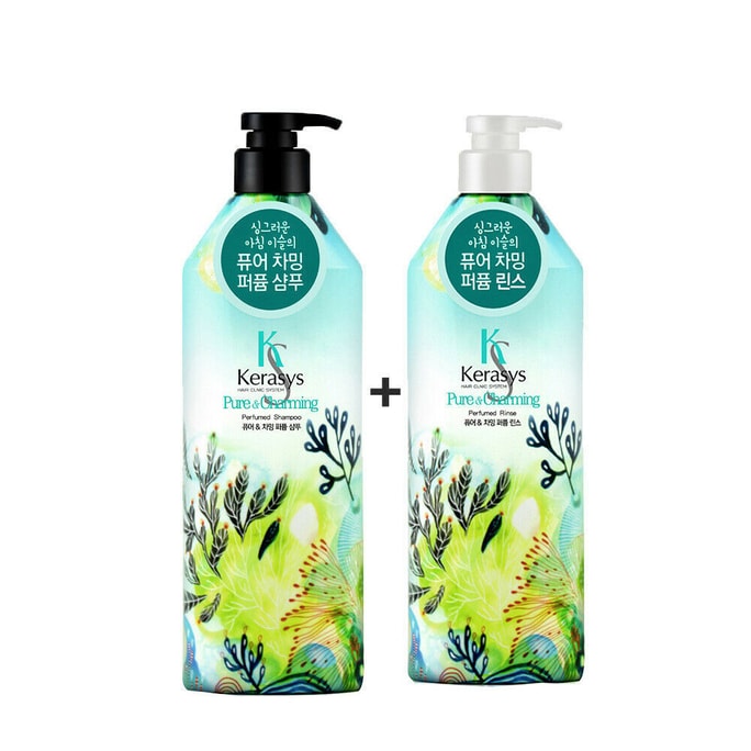pure&charming perfumed set shampoo conditioner