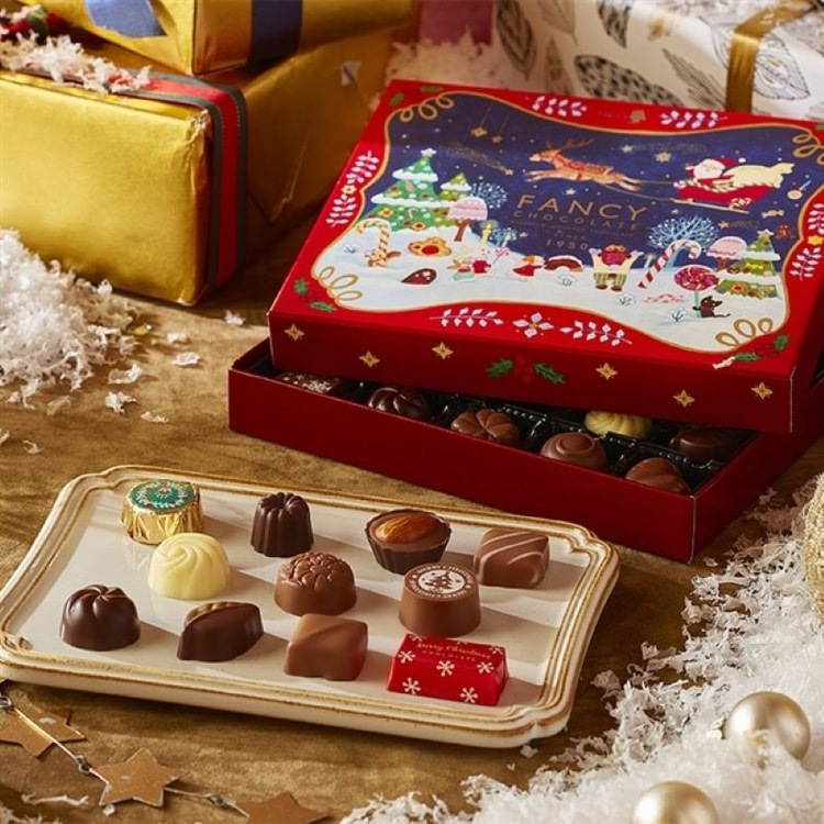 MARY'S Christmas Exclusive: 12-Piece Assorted Chocolate Gift Box