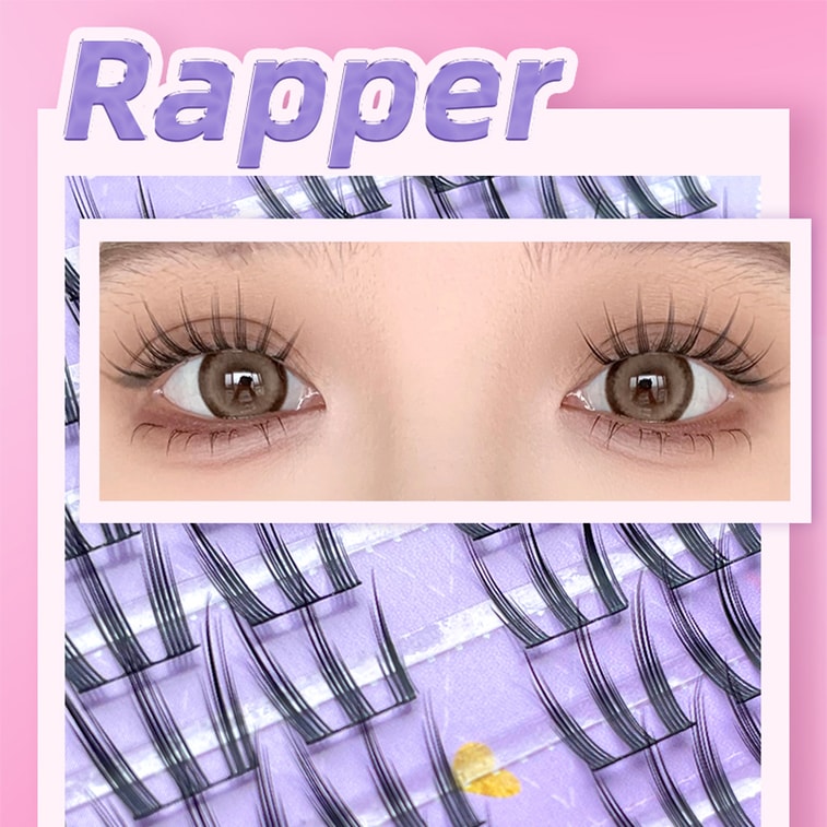 中国LISHU荔树爱豆女团系列-Rapper(10.5-12.5MM)免胶款A08-09(48簇) 3