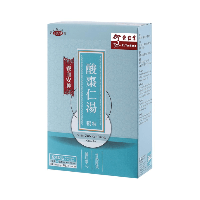 Suan Zao Ren Tang Granules 6's