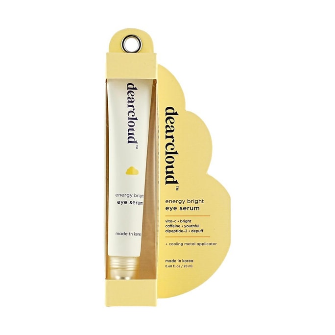 Energy Bright Eye Cream, Vitamin C + Caffeine + Dipeptide-2, Vegan, 0.68 fl.oz. - Youthful | Depuff