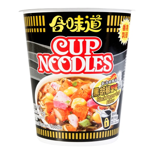 NISSIN Cup Noodle Bowl Noodle Black Pepper Flavor 74g