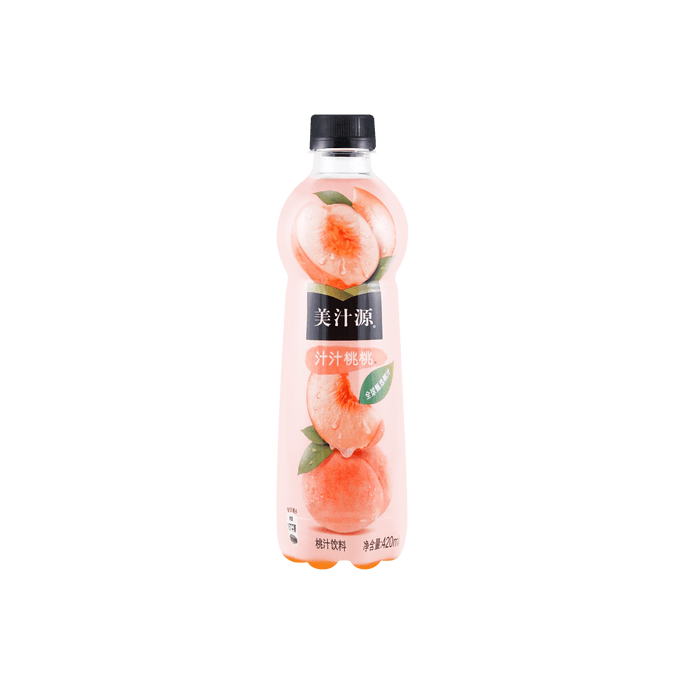 【夏日香气果饮】美汁源 汁汁桃桃 果汁饮品 420ml