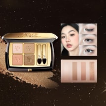 Sculpture 4-Free Color Eye Shadow Case, #02 White Tea Champagne #104+#101+#113+#304【HOT】