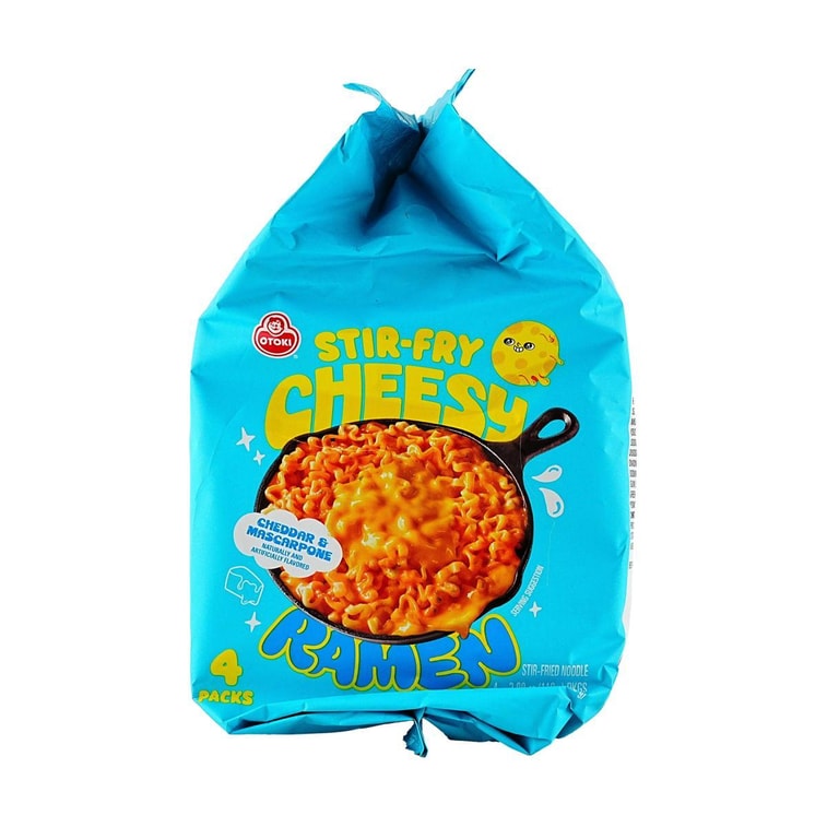 【2 Flavors Value Combo】Cheesy Ramen , Cheddar & Mascarpone Flavor, 15.5 oz*2 &Cheesy Ramen, Cheddar Flavor, 15.7 oz *2 8