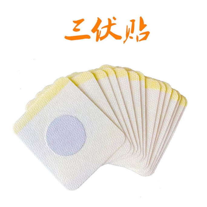 Sanfutie Wormwood Moxibustion Moxa Patch Plaster 60 Patches