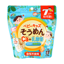 Somen Noodles with Calcium+Lactic Acid Bacteria for Toddlers Baby Food 3.53oz