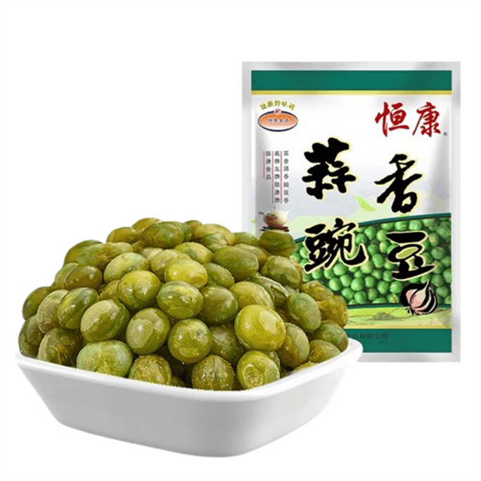 Garlic Peas Nuts Fried Casual Snack Green Beans Snack Beans 138g/ bag